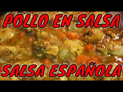 💢💢💢POLLO EN SALSA💢💢💢POLLO A LA ESPAÑOLA💢💢💢COMIDAS TRADICIONALES DE ESPAÑA💢💢💢POLLO EN CAZUELA