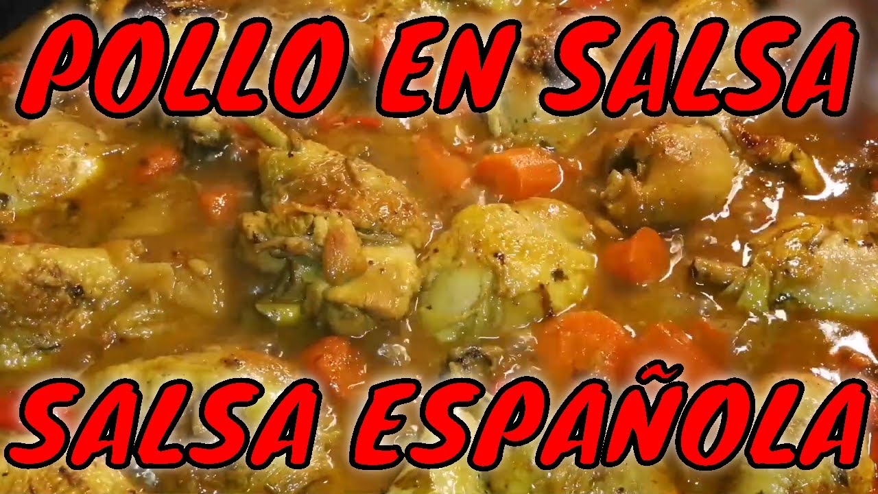 💢💢💢POLLO EN SALSA💢💢💢POLLO A LA ESPAÑOLA💢💢💢COMIDAS TRADICIONALES DE ESPAÑA💢💢💢POLLO EN CAZUELA
