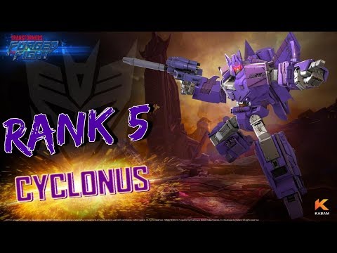 Rank 5 Cyclonus Gameplay - Transformers: Forged to Fight