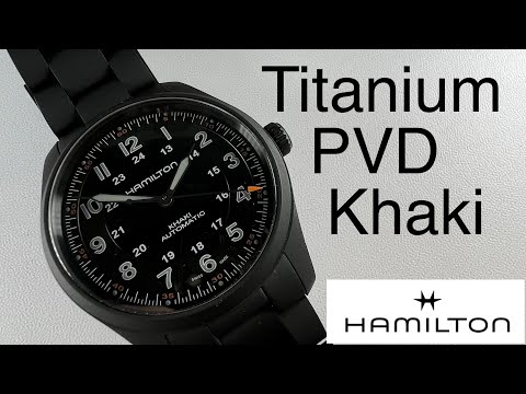 Hamilton's All Black Titanium Khaki