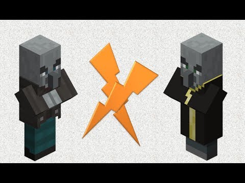 Vindicator vs Evoker - Minecraft Mob Battle