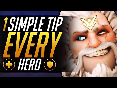 1 Tip for EVERY TANK and SUPPORT - Pro Tricks to IMPROVE and RANK UP FAST - Overwatch Hero Guide