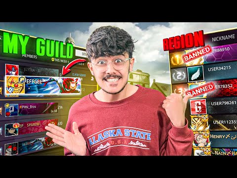 I Added Free Fire Official In My Guild to BAN the Panel Users 😱