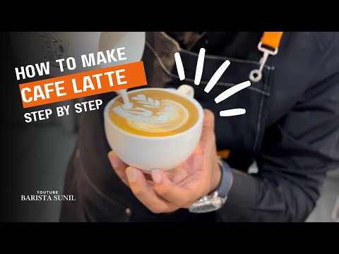 How to Make a Latte (Caffe Latte) | Perfect Coffee | Barista Sunil