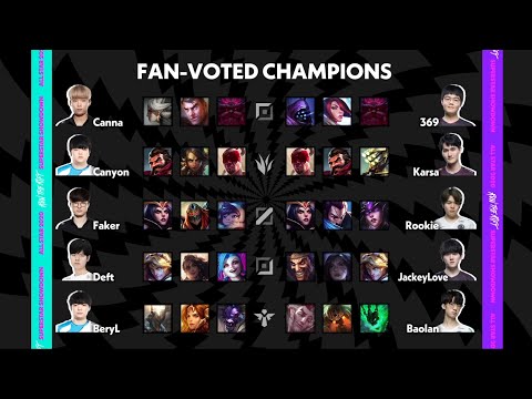 LCK All Stars vs LPL All Stars Nexus Blitz Fan Picked Champions ALL Stars 2020 Day 2