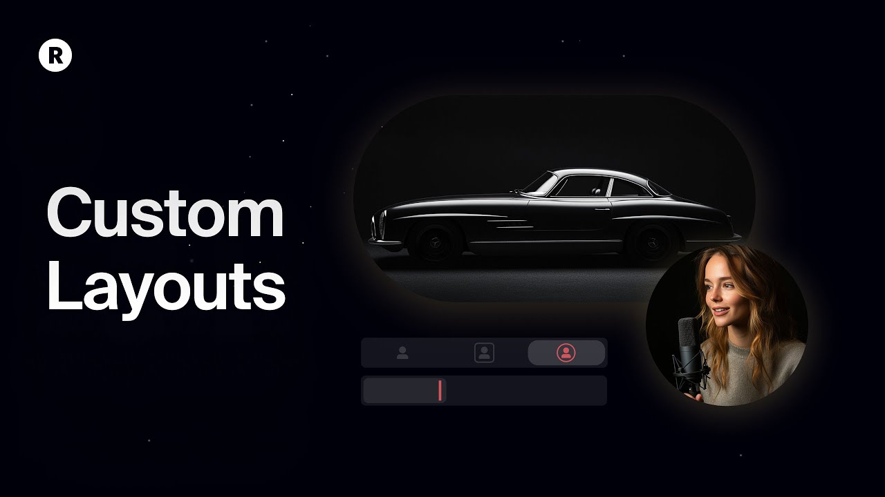 Custom Layouts in Restream Studio