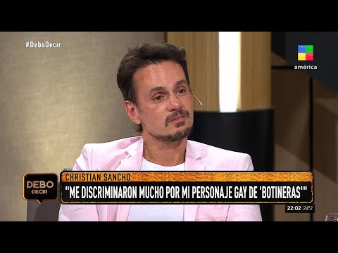 💬 Christian Sancho: "Me discriminaron por mi personaje gay de 'Botineras'"