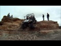 White knuckle behind the rocks rzr Moab 