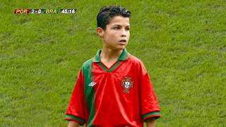 EVEN AT 17 YEARS OLD, CRISTIANO RONALDO SHOCKED THE WORLD WITH HIS SKILLS IN THIS MATCH