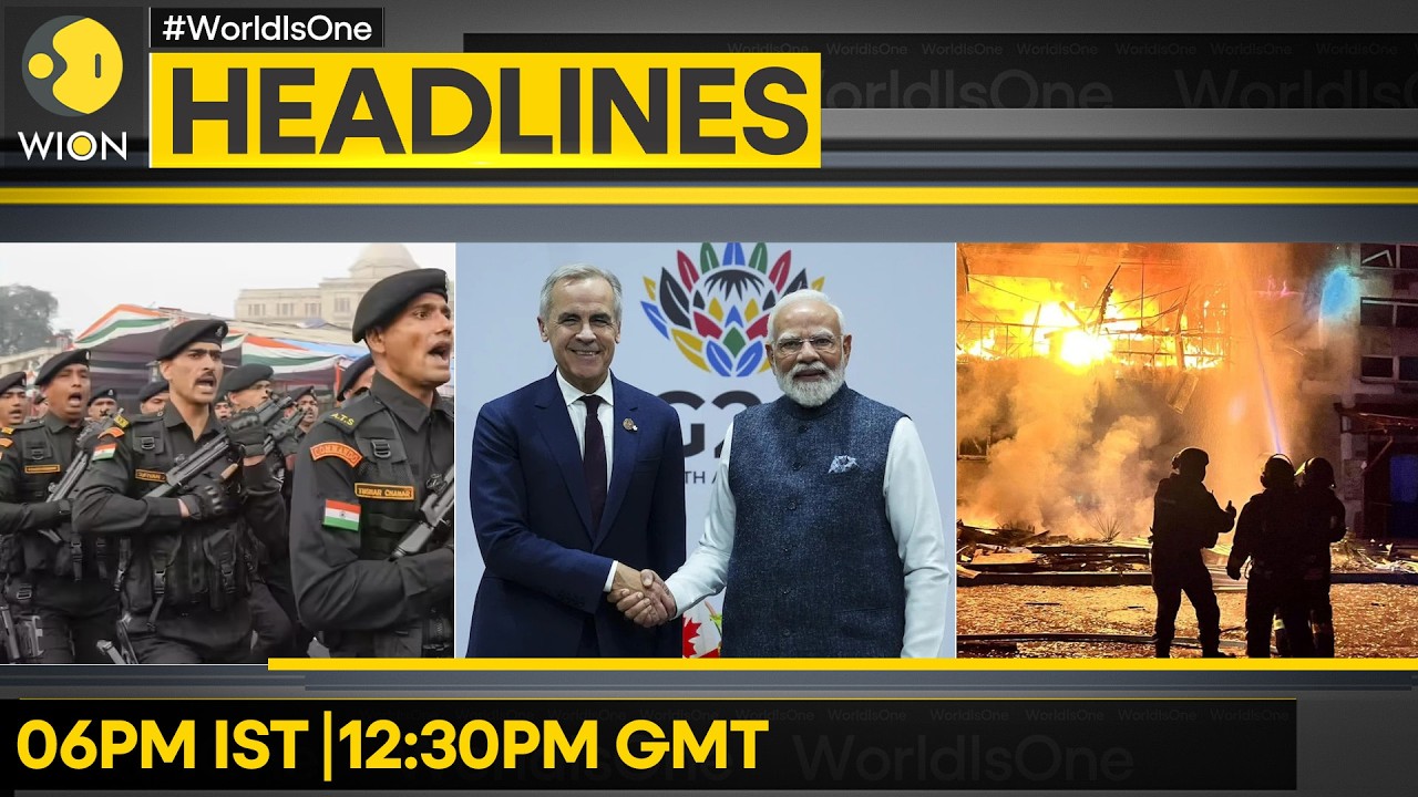 India's First-Ever Anti-Terror Policy | Canada PM To Visit India, Aus, Japan | WION Headlines