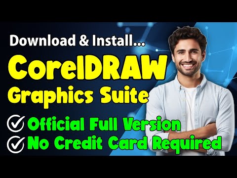 How to Download & Install CorelDRAW Graphics Suite 2024 🎨 Full Version TRIAL Free In 2025 Guide PC 💻