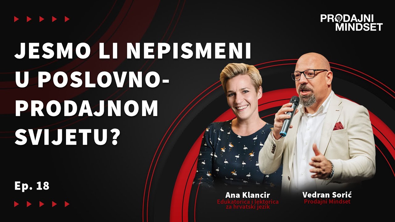 Prodajni Mindset i Ana Klancir - Jesmo li nepismeni u poslovno-prodajnom svijetu?