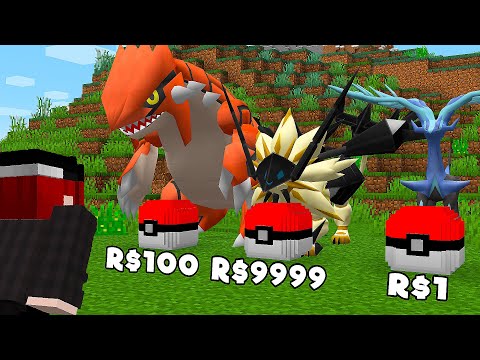 Compre a Lucky Pixelmon Certa no Minecraft Pixelmon