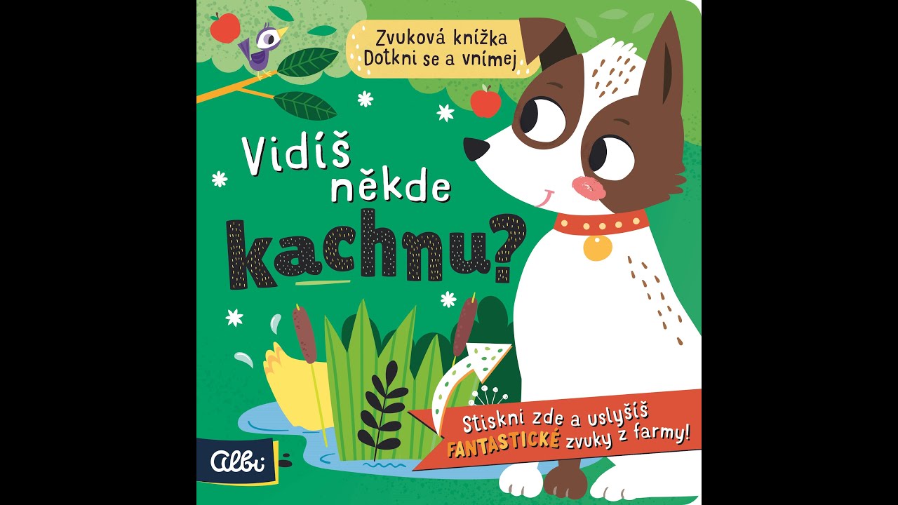 Vidíš niekde kačku? - Zvuková hmatová kniha: predstavenie (video českého ekvivalentu produktu)