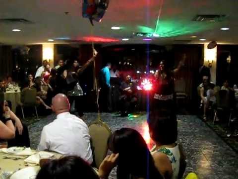 Kanchan N Dalini doing the Chutney dance 2010