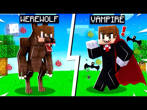 Joining WEREWOLVES Or VAMPIRES In Minecraft! (Crazy Minecraft Battle) - Minecraft Mods