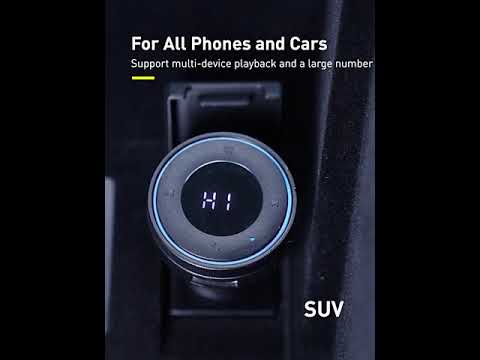 FM/AUX трансмиттер Baseus Enjoy Car Wireless MP3 Charger (CCLH-01) Black - фото 1 - id-p1609004775