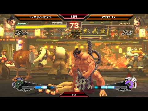 USF4: VSFTV|Kx(Ibuki) vs M|LordDVD(Honda) - FT3