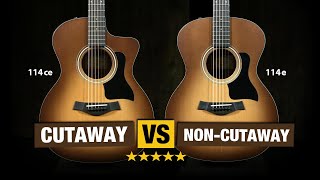 Video thumbnail for Cutaway vs Non-Cutaway - Taylor 114e-SB and 114ce-SB by Acoustic Letter