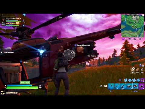 Fortnite - luźne granie u Sajmona #11 Wybuchowy helikopter troll