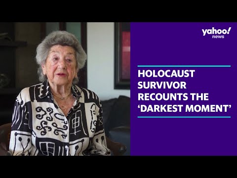 100-year-old Holocaust survivor recounts the 'darkest moment' | Yahoo Australia