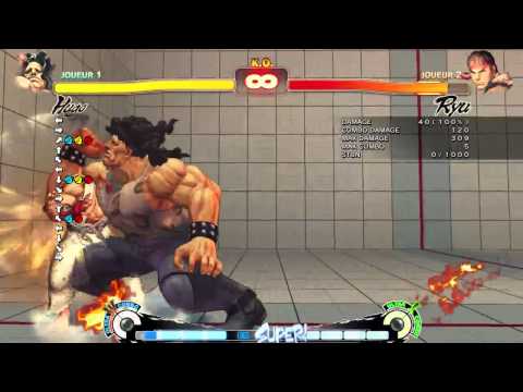 USF4 Hugo EX 360 Kick/ EX Lariat Kara Cancel Into Ultra 1/2 and any special moves