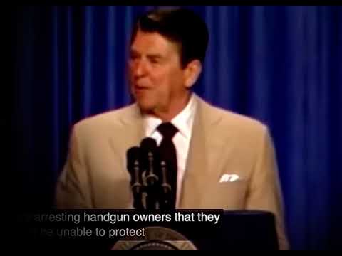 Ronald Reagan’s Speech On The Second Amendment. (I think they forgot)