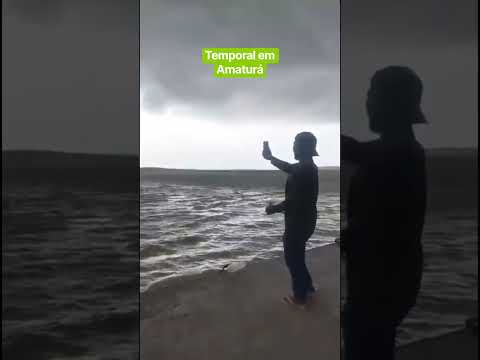 Temporal em Amaturá #chuvas #amazonas #notícias
