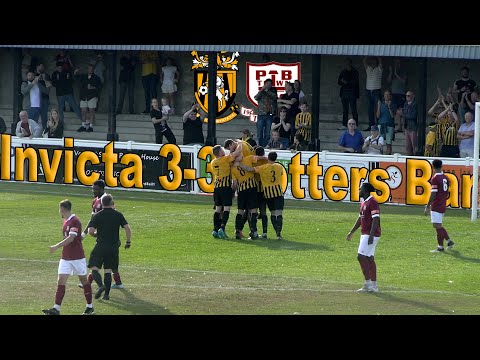 Highlights | Folkestone Invicta 3-3 Potters Bar Town | Isthmian Premier Division | 25/9/21