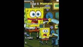 Download lagu rangking 6 momen lucu patrick😆 #funny #funnyvideo #spongebob #patrick #shorts mp3