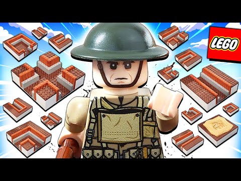I built a NEVER ENDING LEGO WW1 TRENCH...