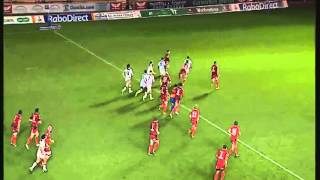 preview picture of video 'RaboDirect PRO12 2012/2013 Round 8 : Scarlets Vs ZEBRE (22-13) Highlights'