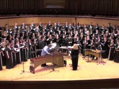 Concerto for Marimba and Choir by Gene Koshinski