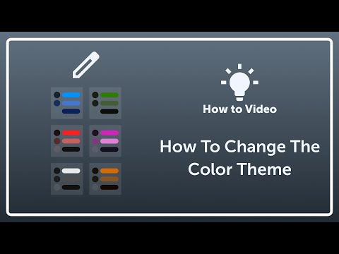Changing Your Colour Theme