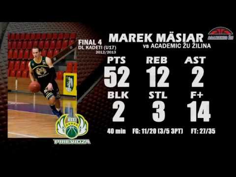 MAREK MÄSIAR vs Academic ŽU ŽILINA/ Final4 Kadeti 2013 [HD]