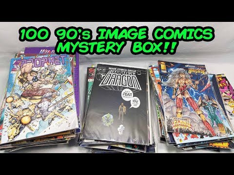 Unboxing a 100 Comic Book 90's Image Mystery Box!!