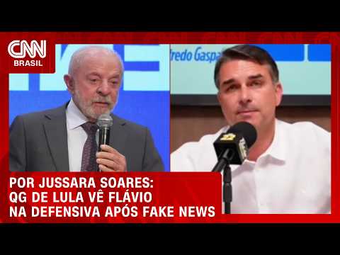 Veja por que campanha de Lula enxerga Flávio na defensiva após fake news | CNN 360°