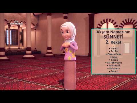 Akşam Namazı Nasıl Kılınır? (Kız)