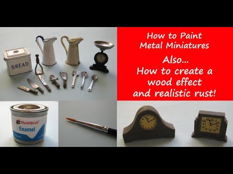 1/12th Scale Metal Miniatures - How To Paint & Paint Techniques Tutorial