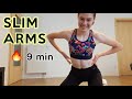 9 MIN SLIM ARMS WORKOUT | Burn arm fat, all standing, upper body, at home