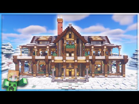 Minecraft Insanity: Extreme Winter Mansion Build! 🏠⛄