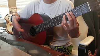 Genesis Songs Tutorial on Classical Guitar - In Hiding