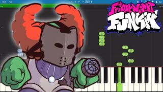 Friday Night Funkin&#39; - Tricky Mod - Improbable Outset - Piano Tutorial