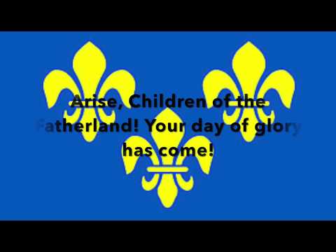 The Anthem Of France Les Marseillaise (Lyrics Video in English) 720pHD