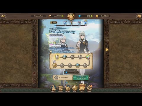 The Seven Deadly Sins: Grand Cross - 121 Diamonds Purifying Energy Step Up Event Summon