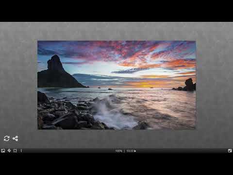 Jigsaw Puzzle: View of sunset at Praia da Conceição beach with Morro do Pico | 120 pieces