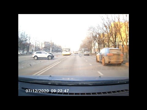 ДТП Липецк 2020 на Космонавтов  Д/С Звездный 07.12.2020 год [липецкие дороги]