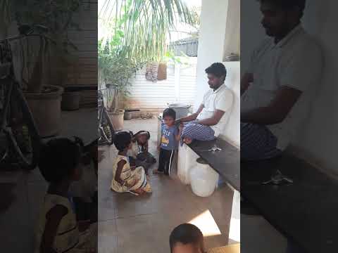 Adhith possessive with his dad