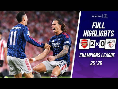 Athletic Bilbao vs Arsenal 0-2 - Highlights & Goals - 2025