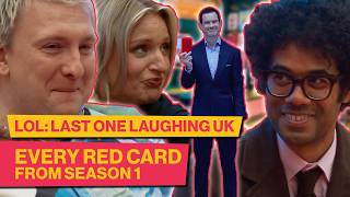 Every Red Card From Last One Laughing Season 1! 🟥 🙅🏻‍♂️ | The Laugh Track MQDEFAULT Thumbnail